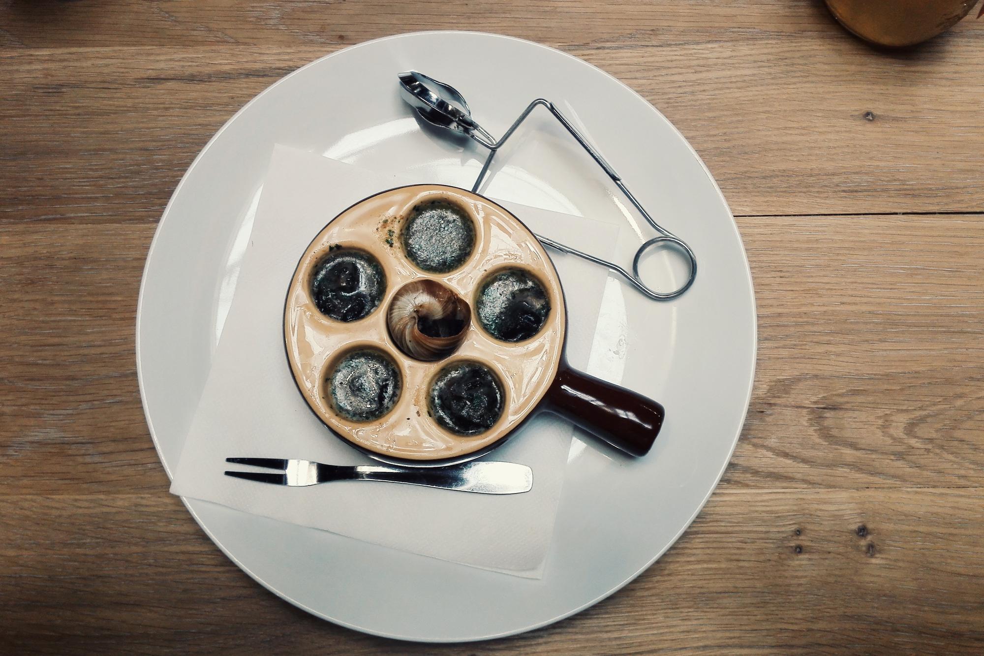 arranged tasting plates on slate boards